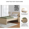 image:imageSignature Design by Ashley Twin Platform Bed Frame NaturalLight Brown