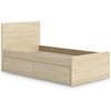 image:imageSignature Design by Ashley Twin Platform Bed Frame NaturalLight Brown