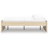 image:imageSignature Design by Ashley Twin Platform Bed Frame NaturalLight Brown