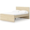 image:imageSignature Design by Ashley Twin Platform Bed Frame NaturalLight Brown