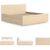 image:imageSignature Design by Ashley Twin Platform Bed Frame NaturalLight Brown