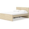 image:imageSignature Design by Ashley Twin Platform Bed Frame NaturalLight Brown