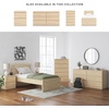 image:imageSignature Design by Ashley Twin Platform Bed Frame NaturalLight Brown