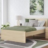 image:imageSignature Design by Ashley Twin Platform Bed Frame NaturalLight Brown