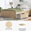 image:imageSignature Design by Ashley Twin Platform Bed Frame NaturalLight Brown