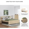 image:imageSignature Design by Ashley Twin Platform Bed Frame NaturalLight Brown