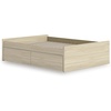 image:imageSignature Design by Ashley Twin Platform Bed Frame NaturalLight Brown