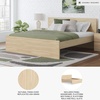 image:imageSignature Design by Ashley Twin Platform Bed Frame NaturalLight Brown