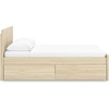 image:imageSignature Design by Ashley Twin Platform Bed Frame NaturalLight Brown