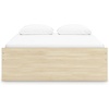 image:imageSignature Design by Ashley Twin Platform Bed Frame NaturalLight Brown