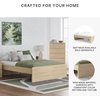 image:imageSignature Design by Ashley Twin Platform Bed Frame NaturalLight Brown