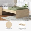 image:imageSignature Design by Ashley Twin Platform Bed Frame NaturalLight Brown