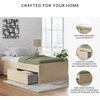 image:imageSignature Design by Ashley Twin Platform Bed Frame NaturalLight Brown
