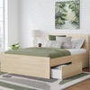 image:imageSignature Design by Ashley Twin Platform Bed Frame NaturalLight Brown