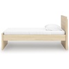 image:imageSignature Design by Ashley Twin Platform Bed Frame NaturalLight Brown