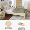 image:imageSignature Design by Ashley Twin Platform Bed Frame NaturalLight Brown