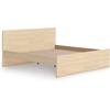 image:imageSignature Design by Ashley Twin Platform Bed Frame NaturalLight Brown