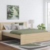 image:imageSignature Design by Ashley Twin Platform Bed Frame NaturalLight Brown