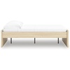 image:imageSignature Design by Ashley Twin Platform Bed Frame NaturalLight Brown