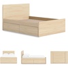 image:imageSignature Design by Ashley Twin Platform Bed Frame NaturalLight Brown