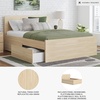 image:imageSignature Design by Ashley Twin Platform Bed Frame NaturalLight Brown