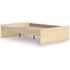 image:imageSignature Design by Ashley Twin Platform Bed Frame NaturalLight Brown