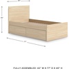 image:imageSignature Design by Ashley Twin Platform Bed Frame NaturalLight Brown