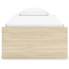image:imageSignature Design by Ashley Twin Platform Bed Frame NaturalLight Brown