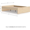 image:imageSignature Design by Ashley Twin Platform Bed Frame NaturalLight Brown