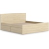 image:imageSignature Design by Ashley Twin Platform Bed Frame NaturalLight Brown
