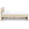 image:imageSignature Design by Ashley Twin Platform Bed Frame NaturalLight Brown