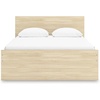 image:imageSignature Design by Ashley Twin Platform Bed Frame NaturalLight Brown