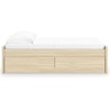 image:imageSignature Design by Ashley Twin Platform Bed Frame NaturalLight Brown
