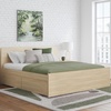 image:imageSignature Design by Ashley Twin Platform Bed Frame NaturalLight Brown