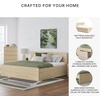 image:imageSignature Design by Ashley Twin Platform Bed Frame NaturalLight Brown