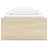 image:imageSignature Design by Ashley Twin Platform Bed Frame NaturalLight Brown