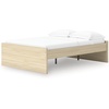 image:imageSignature Design by Ashley Twin Platform Bed Frame NaturalLight Brown