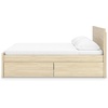 image:imageSignature Design by Ashley Twin Platform Bed Frame NaturalLight Brown