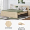image:imageSignature Design by Ashley Twin Platform Bed Frame NaturalLight Brown