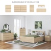 image:imageSignature Design by Ashley Twin Platform Bed Frame NaturalLight Brown