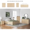 image:imageSignature Design by Ashley Twin Platform Bed Frame NaturalLight Brown
