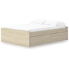 image:imageSignature Design by Ashley Twin Platform Bed Frame NaturalLight Brown
