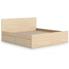 image:imageSignature Design by Ashley Twin Platform Bed Frame NaturalLight Brown