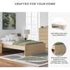 image:imageSignature Design by Ashley Twin Platform Bed Frame NaturalLight Brown