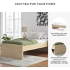 image:imageSignature Design by Ashley Twin Platform Bed Frame NaturalLight Brown