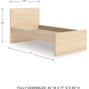 image:imageSignature Design by Ashley Twin Platform Bed Frame NaturalLight Brown