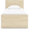 image:imageSignature Design by Ashley Twin Platform Bed Frame NaturalLight Brown
