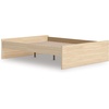 image:imageSignature Design by Ashley Twin Platform Bed Frame NaturalLight Brown