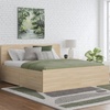 image:imageSignature Design by Ashley Twin Platform Bed Frame NaturalLight Brown