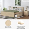 image:imageSignature Design by Ashley Twin Platform Bed Frame NaturalLight Brown